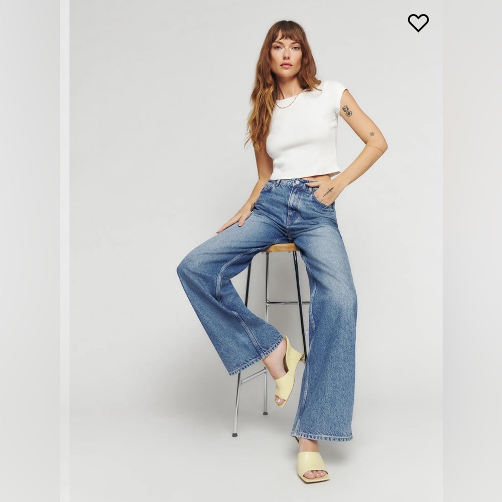 Reformation slouchy high rise jeans